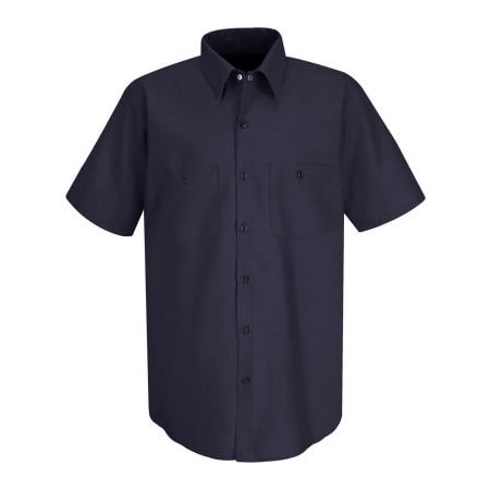 VF IMAGEWEAR Red Kap¬Æ Men's Wrinkle-Resistant Cotton Work Shirt Short Sleeve S Dark Navy SC40- SC40DNSSS
